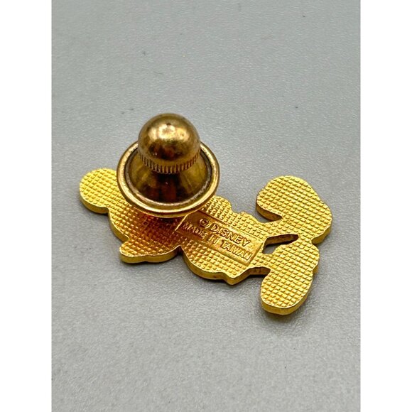 Vintage Walt Disney Mickey Mouse Tack Pin Gold Tone Enamel Made in Taiwan - Picture 5 of 6